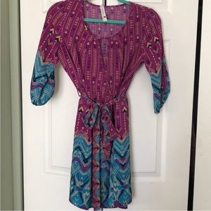 Pink Owl Cocktail Dress